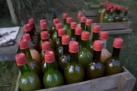 Organic apple juice made in Finland